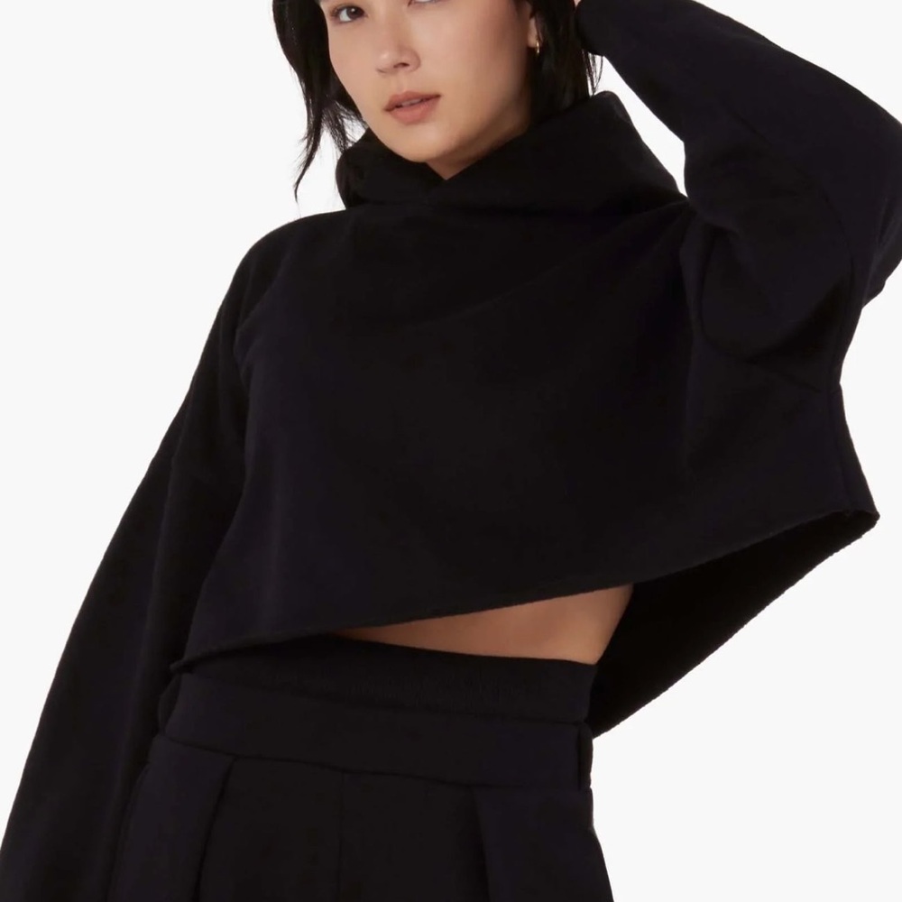 The score fleece cropped hoodie size 2/3